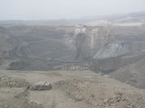 Důl Wuda zahalený uhelným prachem