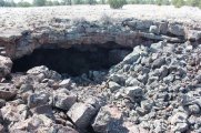 Lava tube, Grants, New Mexico